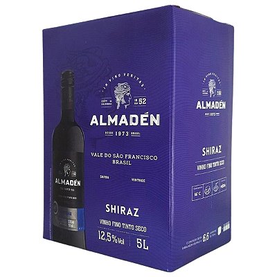 Vinho Almadén Shiraz Bag in Box 5 Litros