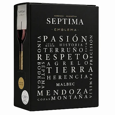 Vinho Septima Emblema Malbec Bag in Box 3L