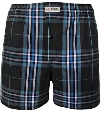 Cueca samba canção xadrez LIVERPOOL 100% algodão