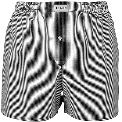 Cueca Samba Canção Listrada Preto e Branco - DAKAR - 100% algodão