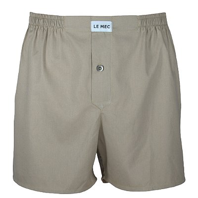 Cueca Samba Canção Bege/Caqui lisa  -  MOUNT JULIAN  -  100% algodão