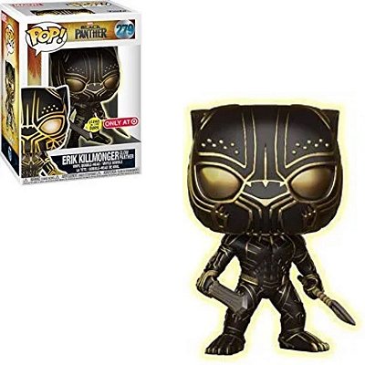 Funko Pop Black Panther 279 Erik Killmonger Glows In The Dark