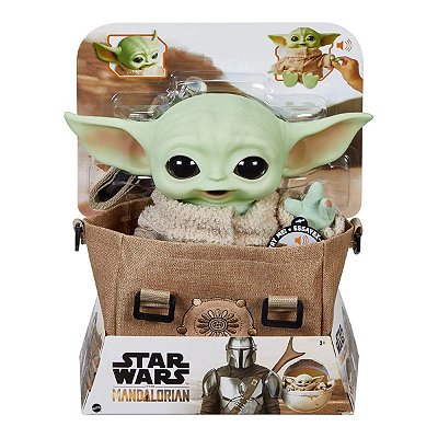 Star Wars Mandalorian Baby Yoda The Child Pelúcia c/ Mochila