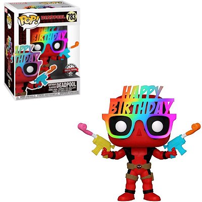 Funko Pop Deadpool 783 Deadpool 30th Birthday Glasses