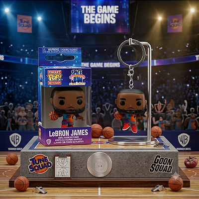 Chaveiro Funko Pocket Pop Space Jam Lebron James