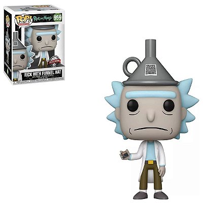 Funko Pop Rick And Morty 959 Rick w/ Funnel Hat Special