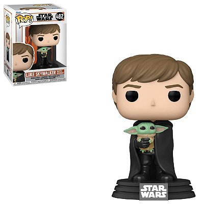 Funko Pop Star Wars 482 Luke Skywalker w/ Grogu Baby Yoda