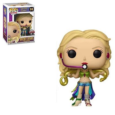 Funko Pop Rocks 98 Britney Spears Metallic Special Edition