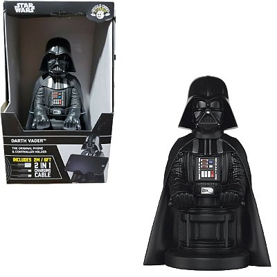 Star Wars Darth Vader Cable Guy Stand p/ Controle e Celular