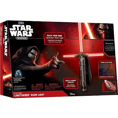 Luminária 3D Star Wars Sabre Kylo Ren