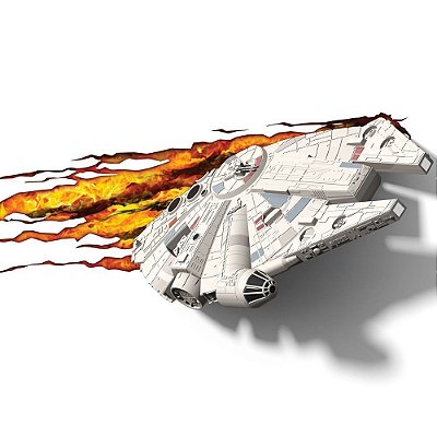Luminária 3D Star Wars Millennium Falcon