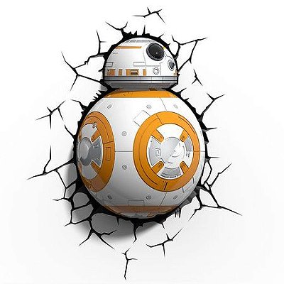 Luminária 3D Star Wars BB-8 BB8