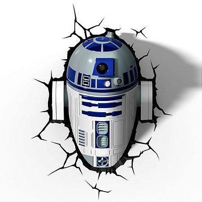 Luminária 3D Star Wars R2-D2 R2D2