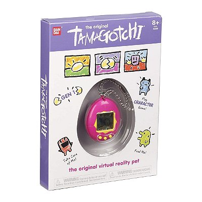Tamagotchi Electronic Game Pink/Yellow - BANDAI