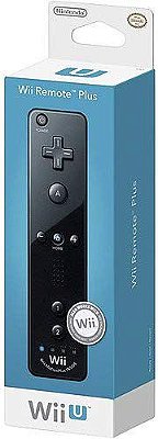 Controle Wii Remote Plus c/ Capa De Silicone + Alça Preto - Nintendo