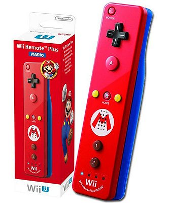 Controle Wii Wii U Remote Plus Mario