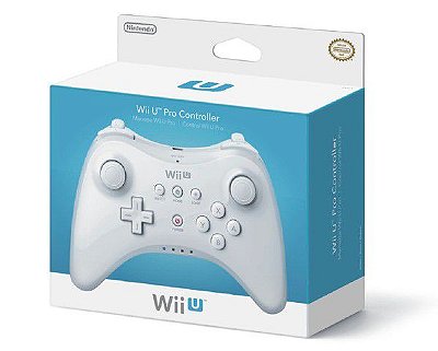 Controle Wii U Pro Controller Branco