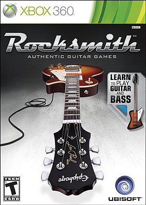 Rocksmith Guitar and Bass Somente jogo Xbox 360