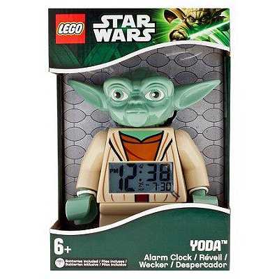 LEGO kids Star Wars Figure Alarm Clock Yoda