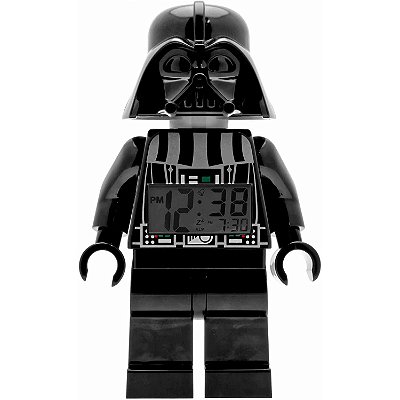LEGO Star Wars Figure Alarm Clock Darth Vader Relógio