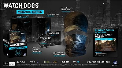 Watch Dogs Limited Edition Vigilante PS4