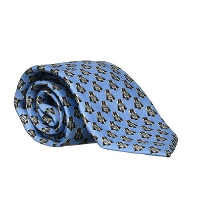 Gravata Star Wars Darth Vader Mask Blue Tie 