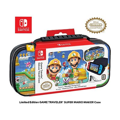 Deluxe Game Traveler Case Super Mario Maker 2 - Switch