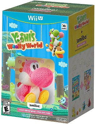 Yoshi's Woolly World + Pink Yarn Yoshi Amiibo - Wii U