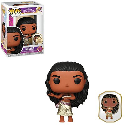 Funko Pop Disney Princess 1162 Moana Gold w/ Pin Exclusive