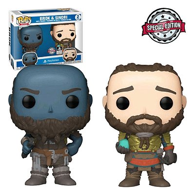 Funko Pop God Of War 2 Pack Brok & Sindri