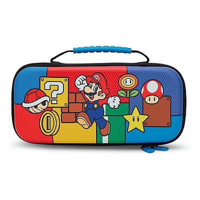 Deluxe Game Traveler Case Mario Pop Switch e Switch Lite