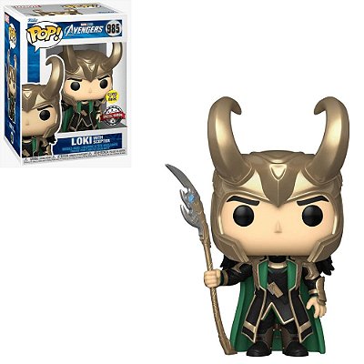 Funko Pop Marvel Loki 985 Loki W/ Scepter Glows