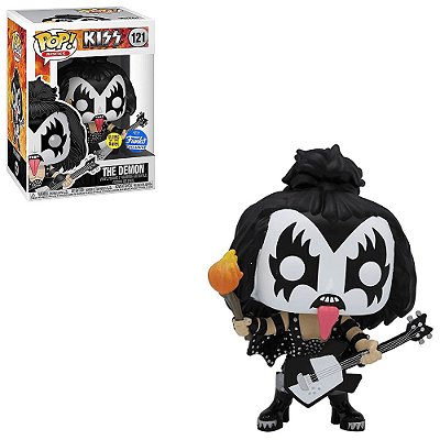 Funko Pop Rocks Kiss 121 The Demon Glows Exclusive