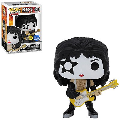 Funko Pop Rocks Kiss 122 The Starchild Glows Exclusive