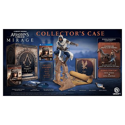 Jogo Assassins Creed Mirage Collector's Edition - PS4
