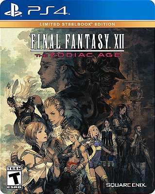 Final Fantasy XII The Zodiac Age Limited Steelbook Edition - PS4