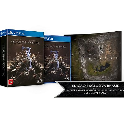 Middle-Earth Shadow Of War Sombras da Guerra Ed. Limitada - PS4