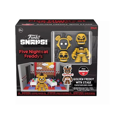 Funko Snaps Five Nights at Freddy's Golden Freddy w/ Stage Playset
