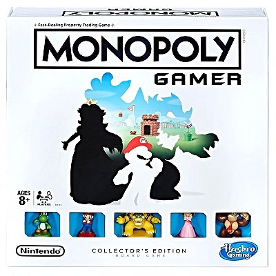 Monopoly Gamer Collectors Edition Super Mario - Hasbro (Inglês)