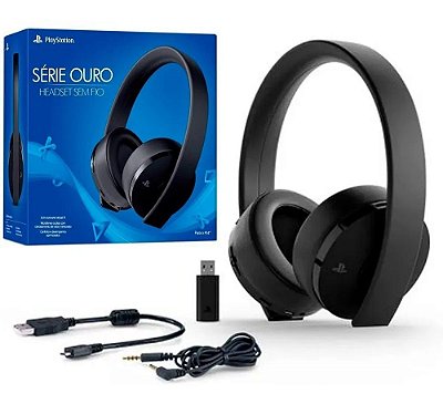 Sony Gold Ouro Wireless 7.1 Stereo Headset