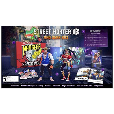 早期予約・新じゃが 【PS4】Street fighter6 Mad Gear Box/限定特典付