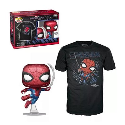 Funko Pop Box Marvel Spider-man 1160 Diamond - Tamanho M