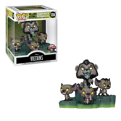 Funko Pop Disney Villains 1204 Scar with Hyenas