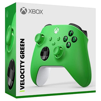 Controle Xbox Velocity Green - Xbox Series X/S, One e PC