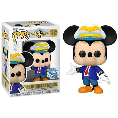 Funko Pop Disney 1232 Pilot Mickey Mouse D23 Expo