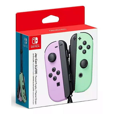 Nintendo Joy-con L / R Pastel Purple e Pastel Green - Switch