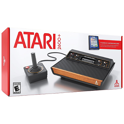 Console Atari 2600+ Video Game c/ 10 Jogos