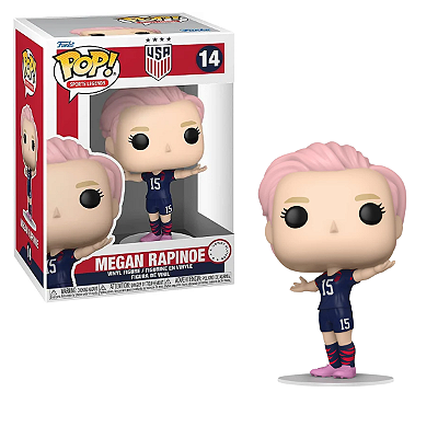 Funko Pop Sports Legends 14 Megan Rapinoe USA Soccer Team