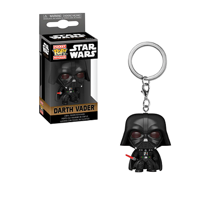 Chaveiro Funko Pocket Star Wars Obi-Wan Darth Vader