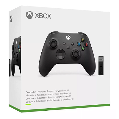 Controle Xbox C/ Adaptador PC Windows - Xbox One, Series X/S